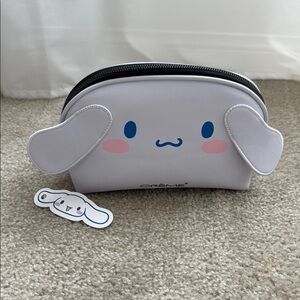 White Cinnamoroll Cosmetic Pouch with Floppy Ears